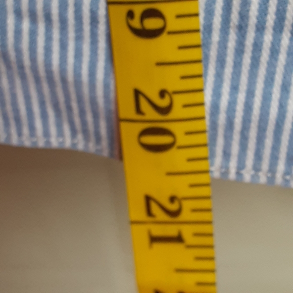 NWT Striped Jean Jacket Size Medium - Picture 14 of 16